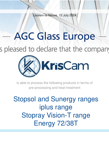 AGC Glass Europe Akreditasyon